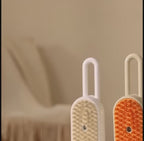 Cepillo de Vapor Multifuncional para Mascotas - Spa en Casa con Mango Giratorio 360°