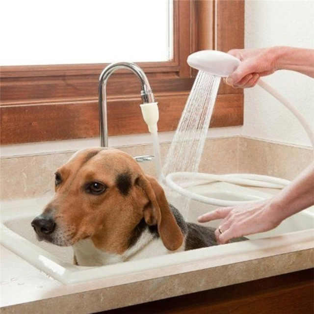 Manguera de Ducha Flexible 1,4m con Alcachofa Extraíble - Ideal para Bañar Mascotas