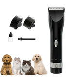 Cortapelos Recargable para Mascotas Q-T180 - Kit Profesional para Perros y Gatos