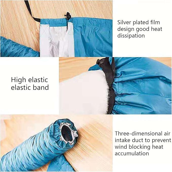 Bolsa Secador Plegable para Mascotas - Secado Rápido 360° con Aire Caliente