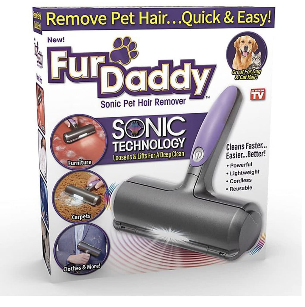 Rodillo Quita Pelos con Luz LED - Removedor Reutilizable para Pelo de Mascotas
