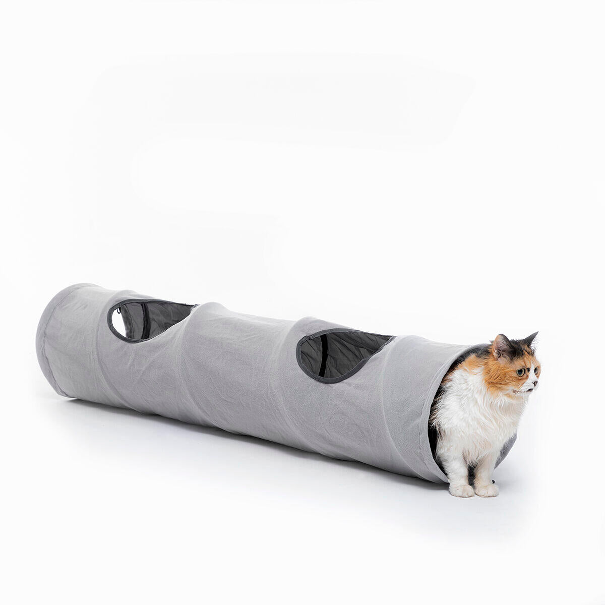 Túnel Plegable para Gatos Funnyl - Juguete Interactivo 2 Posiciones