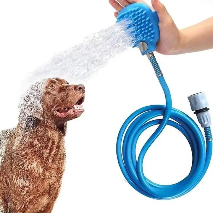 Manguera para Bañar Mascotas con Función de Masaje 228 cm - Adaptadores Incluidos