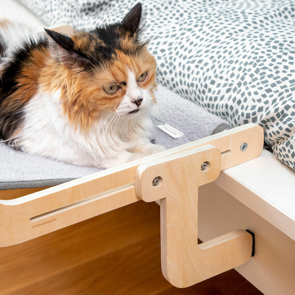 Hamaca Colgante para Gatos Hamacat - Cama Elevada y Ajustable