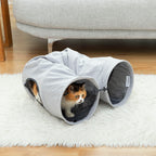 Túnel Plegable para Gatos Funnyl - Juguete Interactivo 2 Posiciones