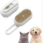 Cepillo de Vapor Multifuncional para Mascotas - Spa en Casa con Mango Giratorio 360°