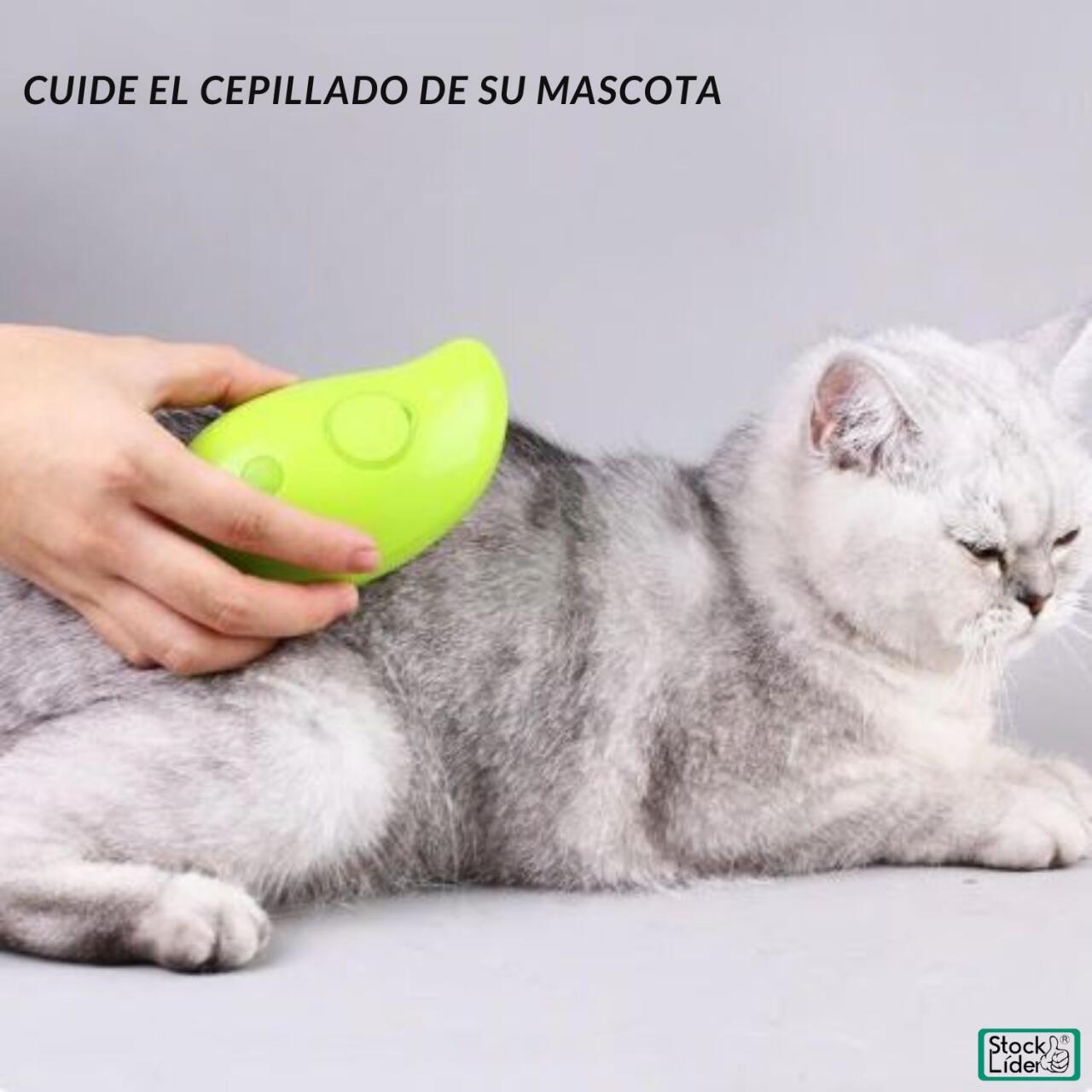 Pack 2 Cepillos para Mascotas - Cepillo Celeste + Cepillo Quitapelusas Reutilizable